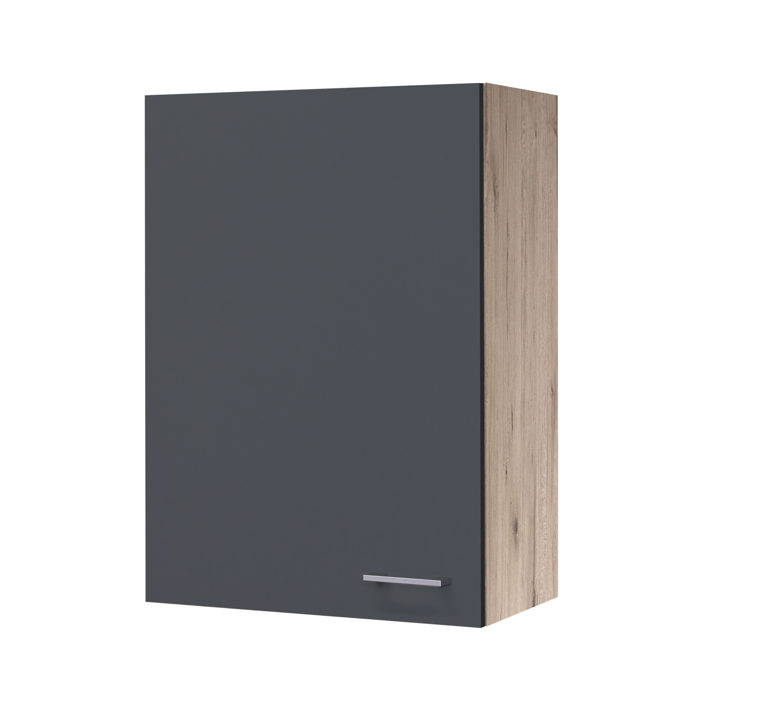 Hängeschrank MORENA - San Remo Eiche - Basaltgrau matt - 60 cm - extra hoch