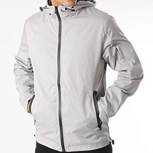 Veste Zippée Capuche ED002 Gris