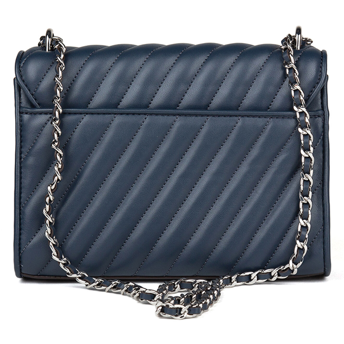 Michael Kors Sac bandoulière en Cuir Rose bleu marine - 23x18x5 cm