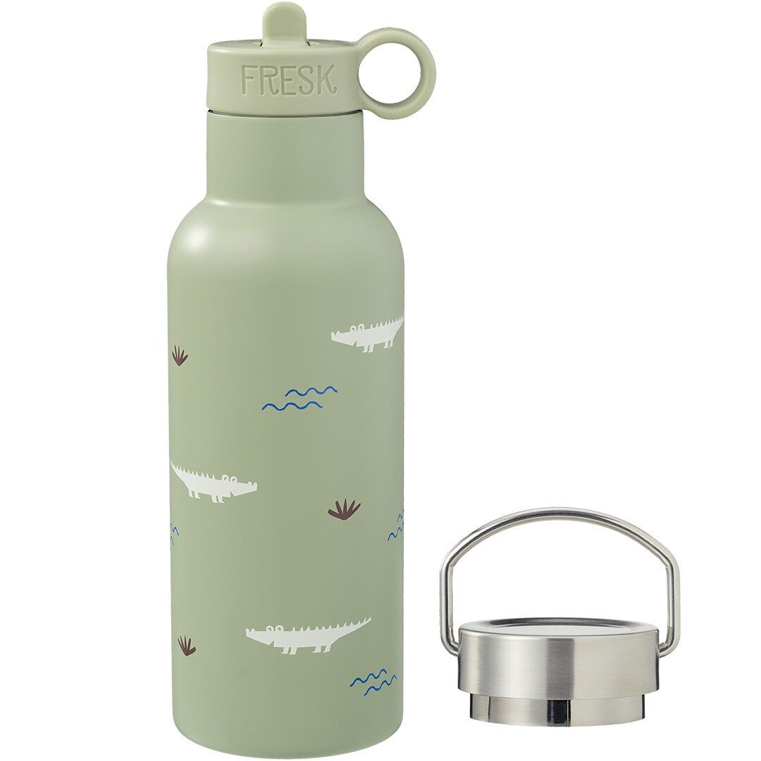 Fresk rvs thermosfles krokodil - 500 ml