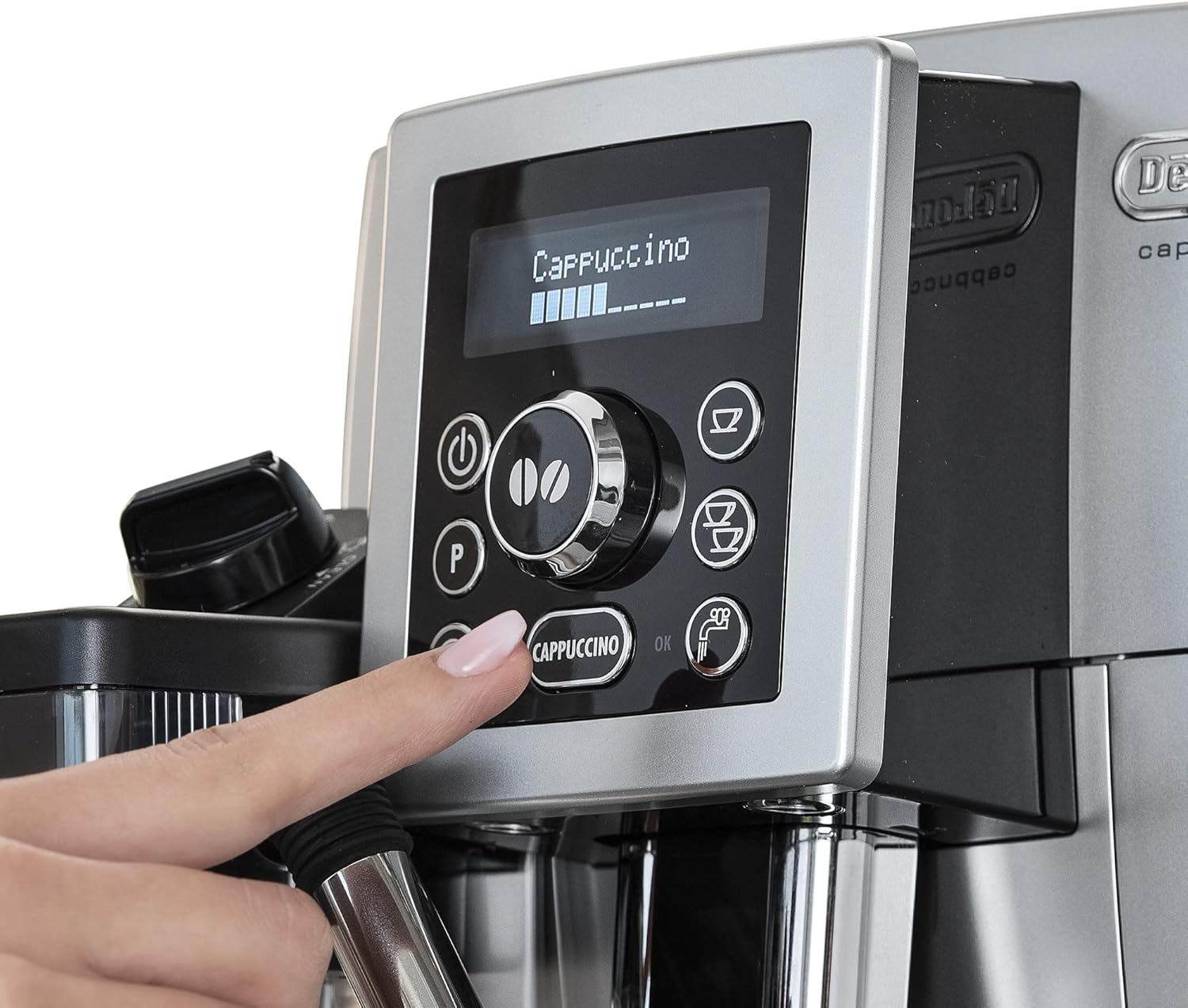 De'Longhi Magnifica Evo Machine a Café Grain ECAM292.33.SB, Machine Expresso et Cappucino, Argent [Exclusif Amazon], Cafè