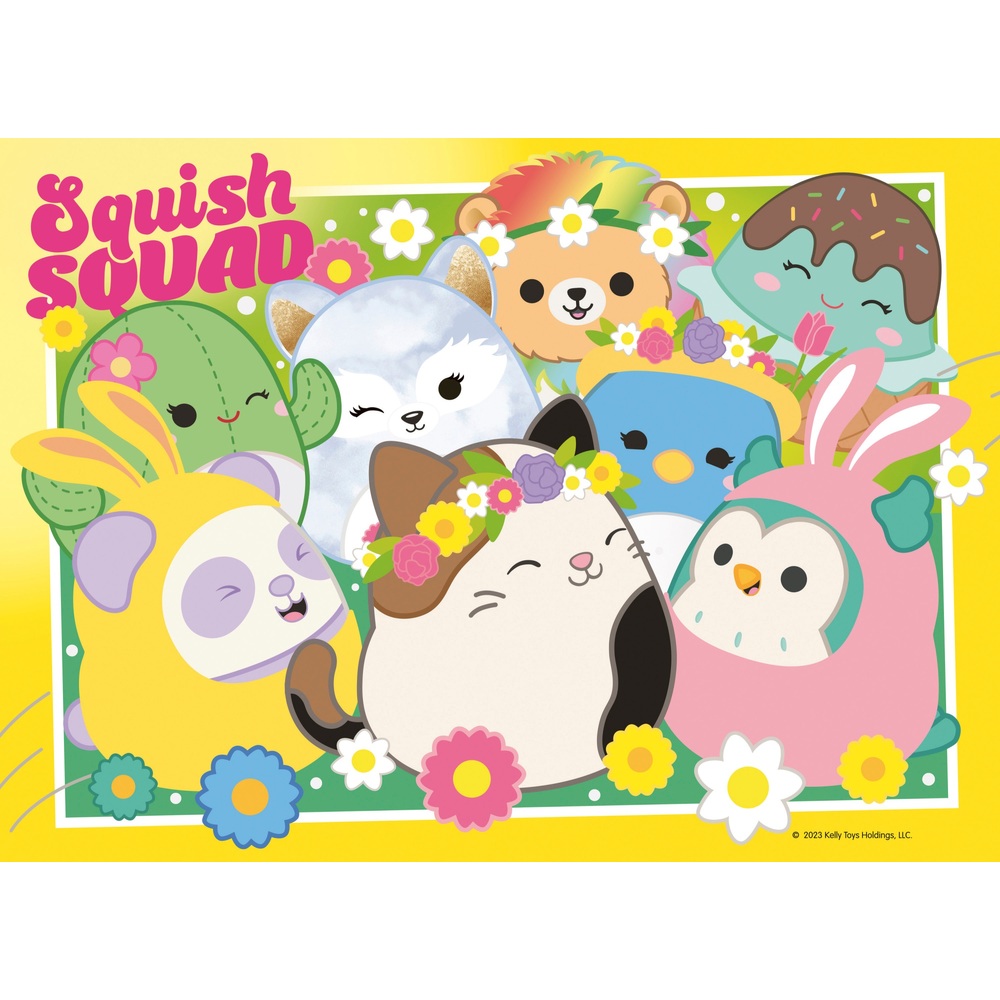 Ravensburger Squishmallow 4 x 100-teiliges Riesen-Puzzle