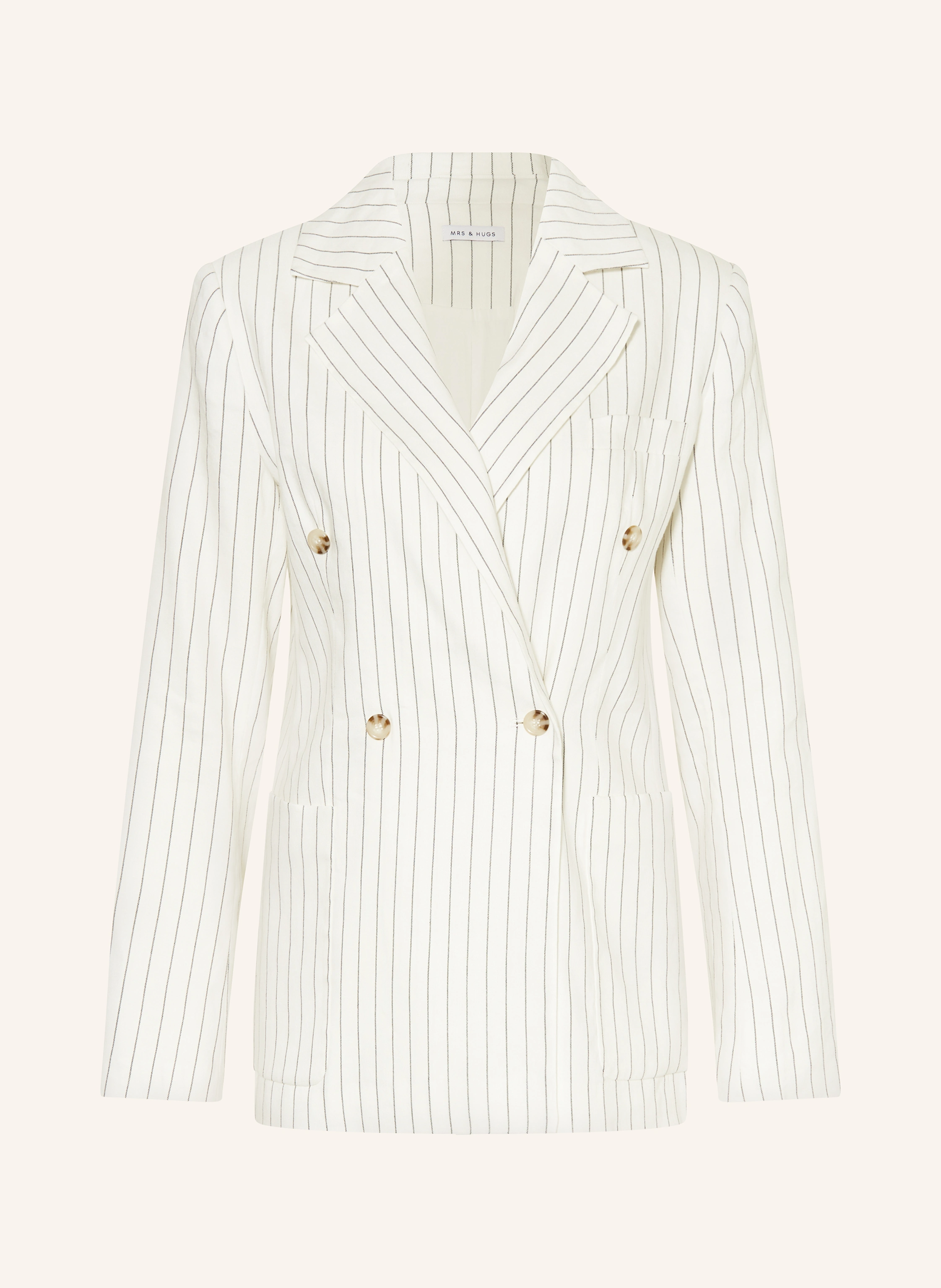 MRS & HUGS Blazer mit Leinen