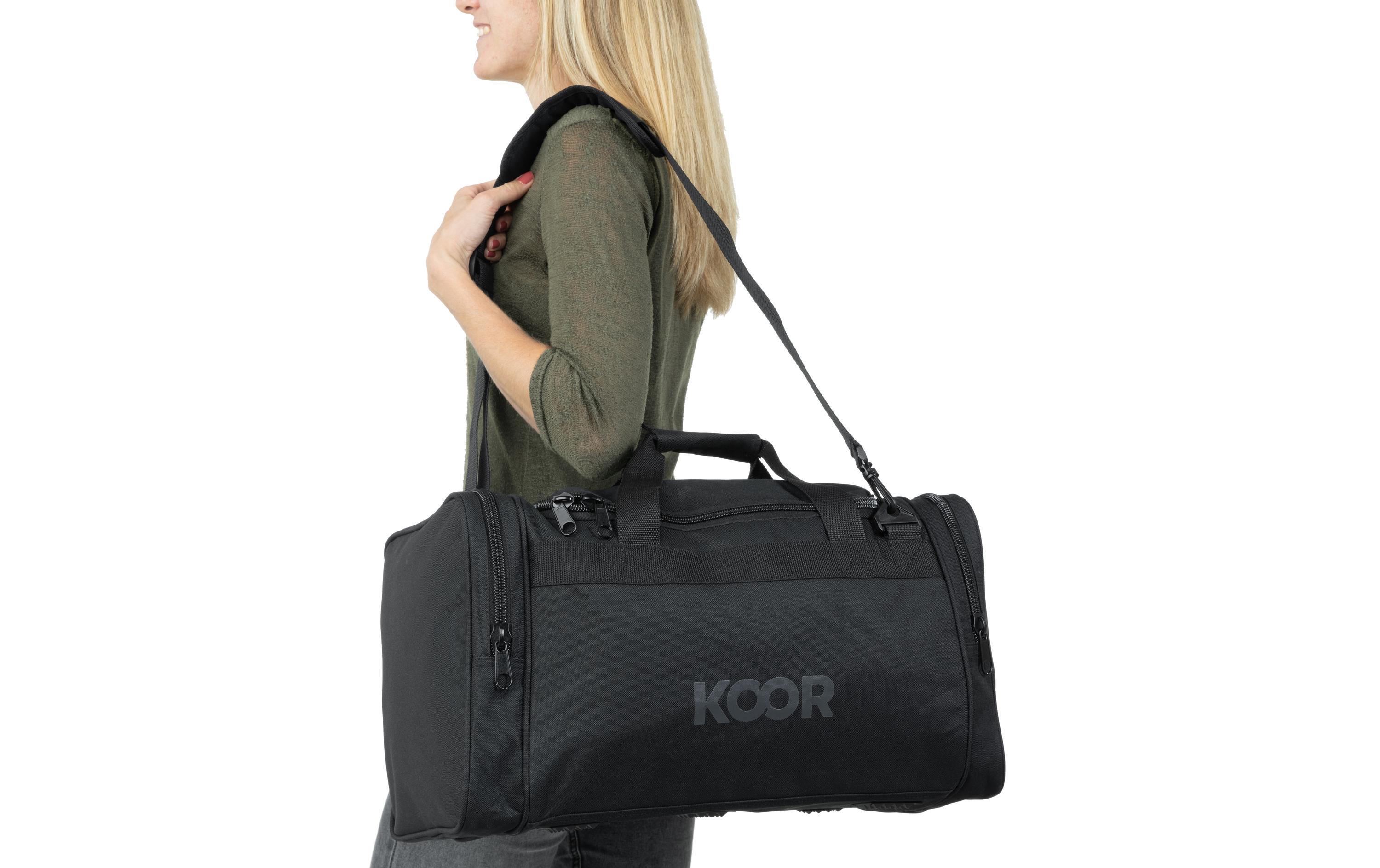Sporttasche 35 l, SchwarzTasche mit Schuhfach