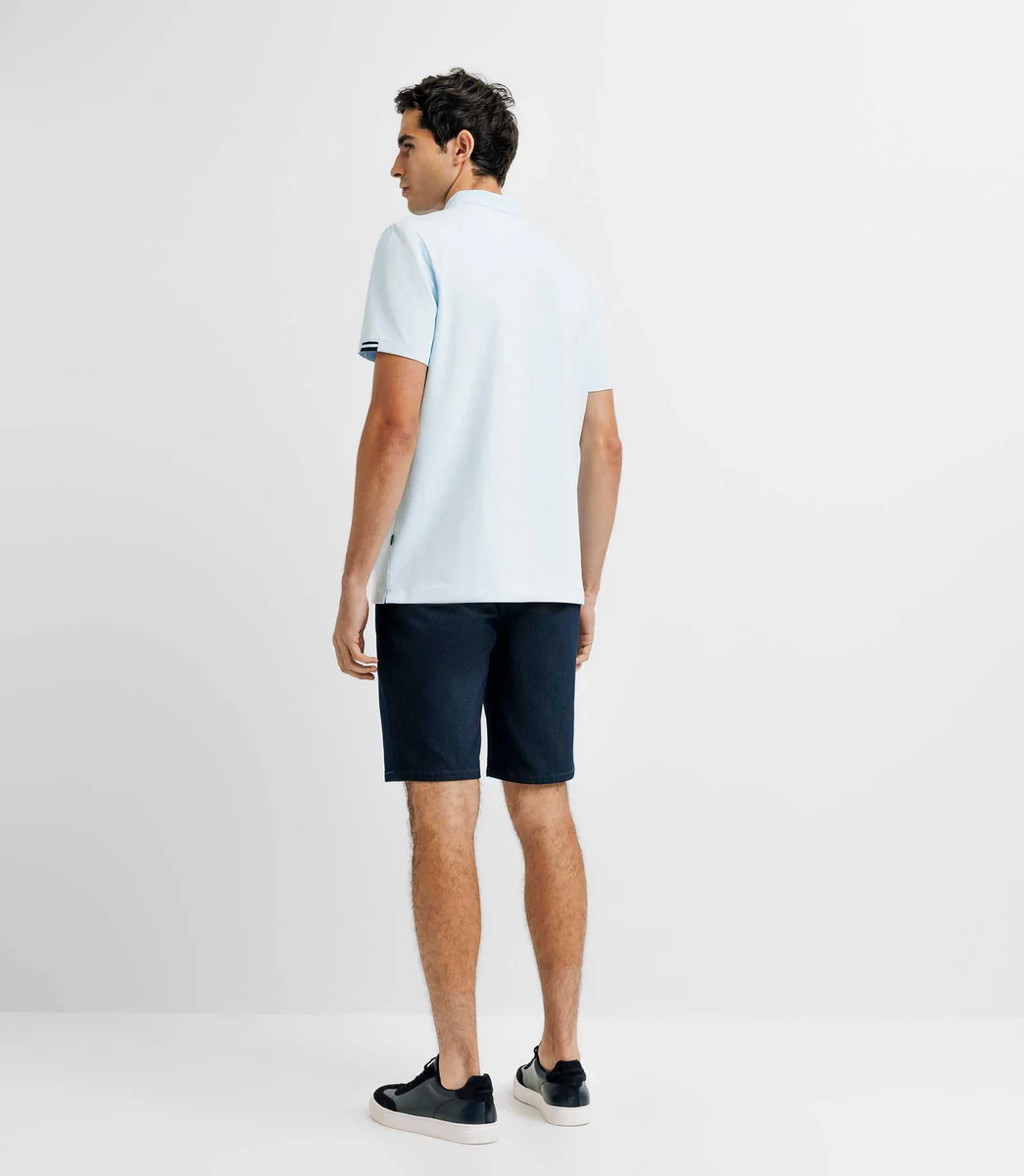 Polo avec patch ciel