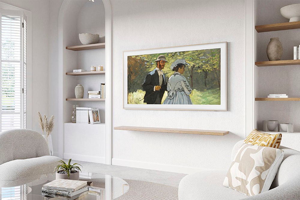 Samsung QLED-Fernseher »GQ43LS03DAU« 108 cm/43 ″ Smart-TV The Frame, Mattes Display, Art Mode, Austauschbare Rahmen, Dolby Atmos