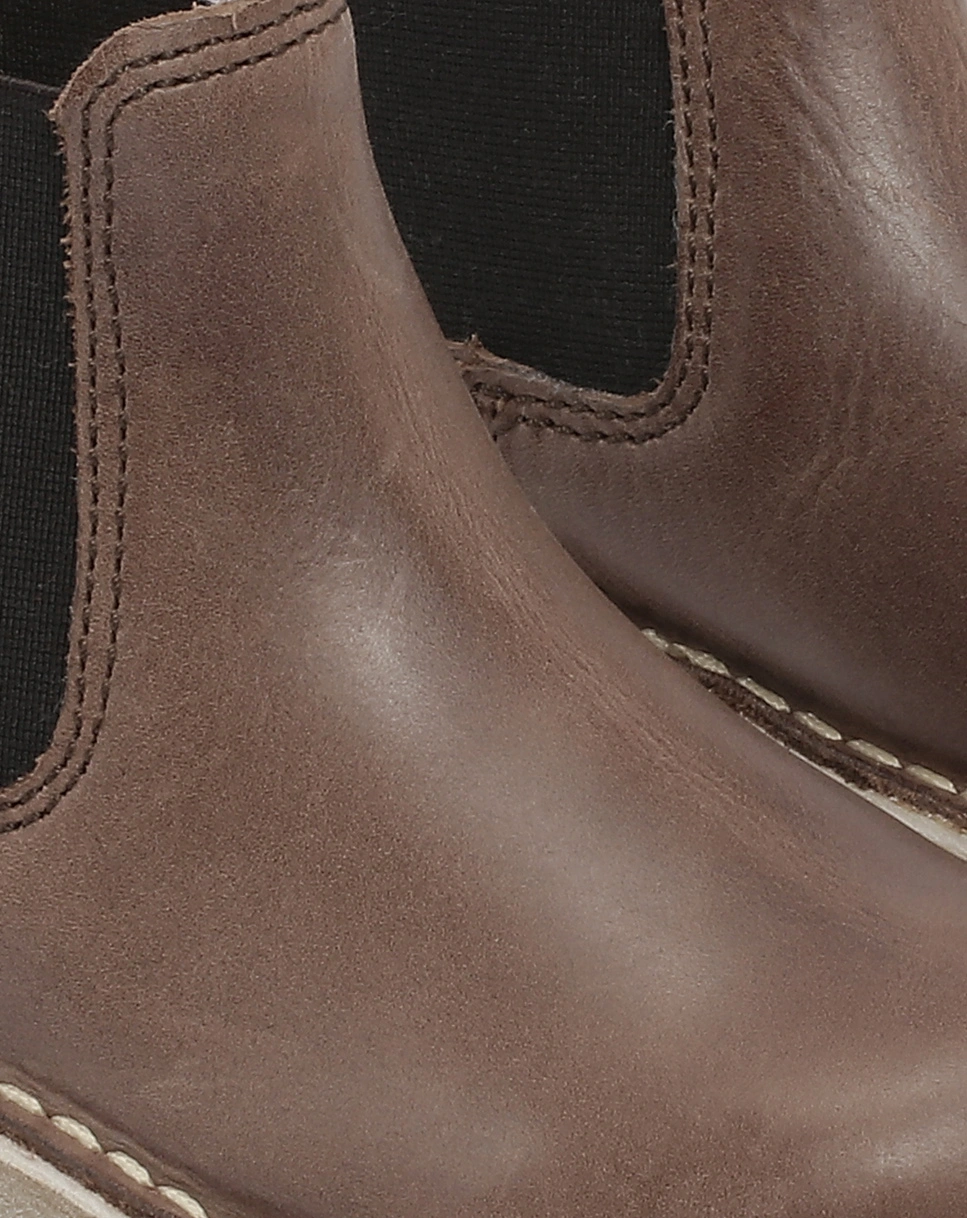 Chelsea-Boots CAJSA in brown/yellow
