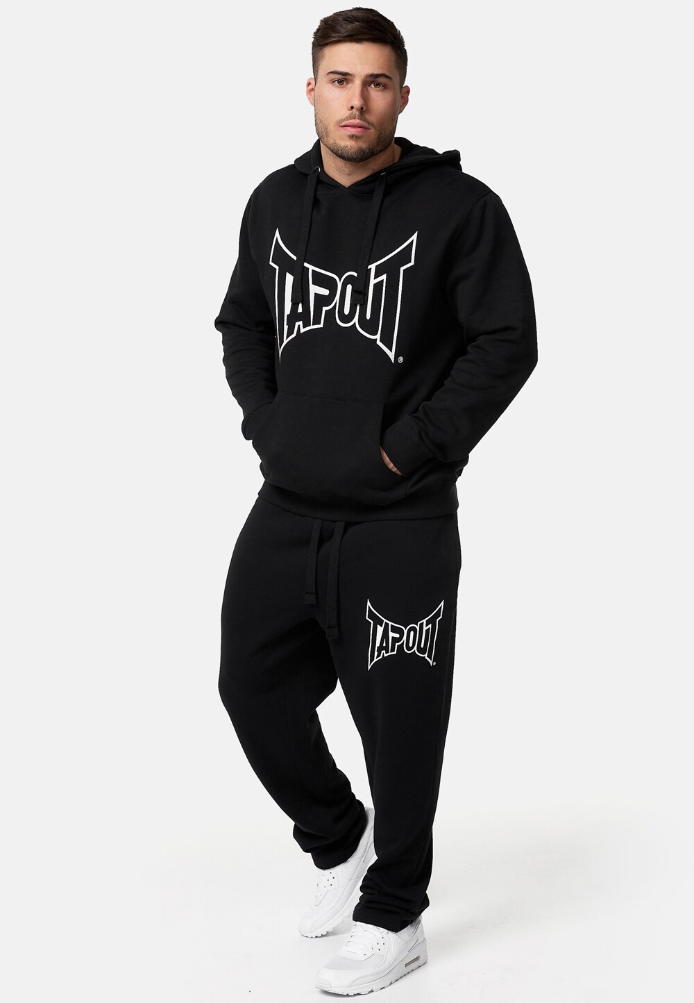 Tapout Herren Kapuzensweatshirt normale Passform LIFESTYLE BASIC HOODIE