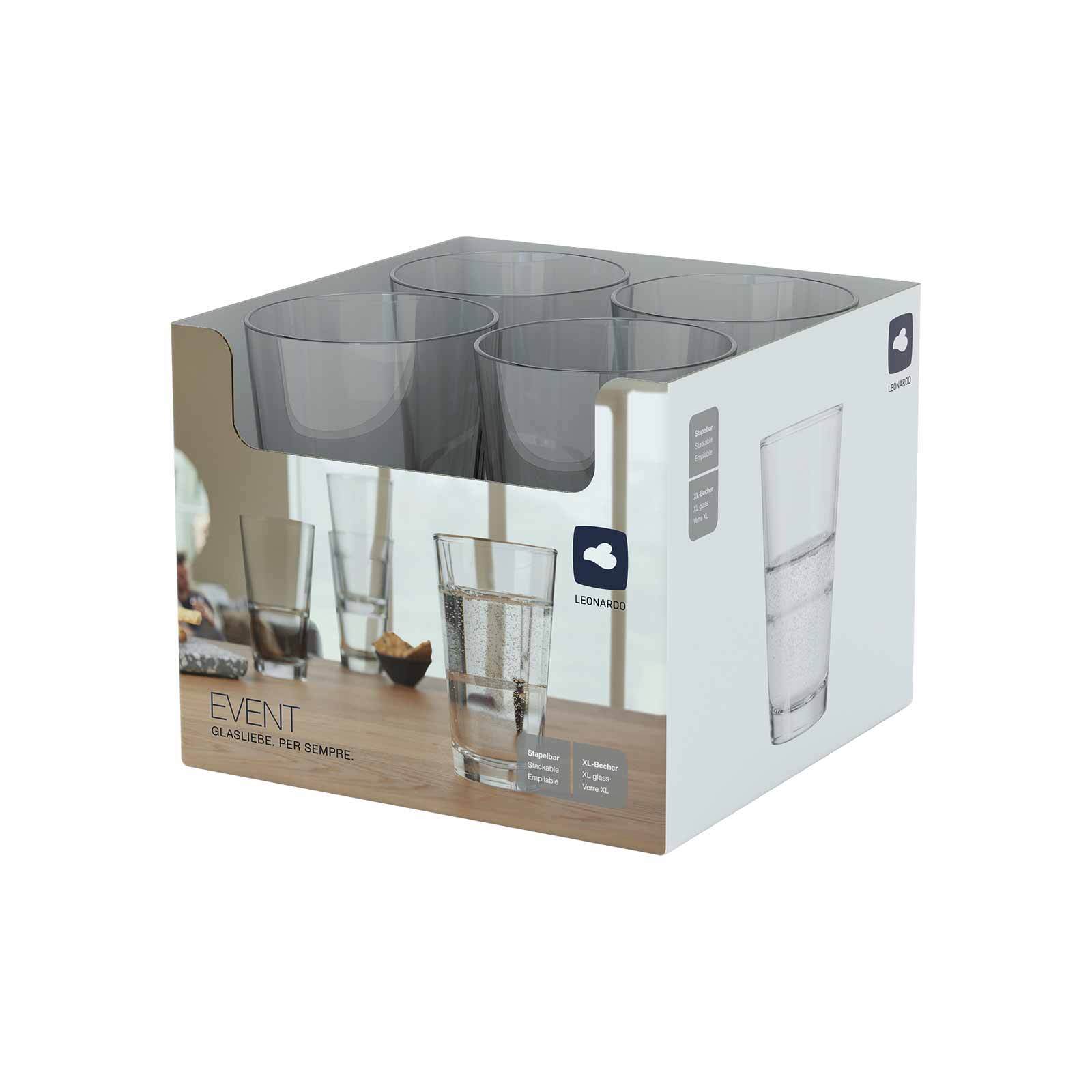 Leonardo Trinkgläser Event 550 ml 4er Set