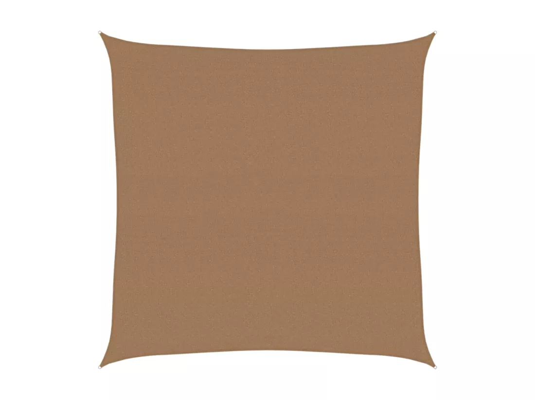 Voile d'ombrage 160 g/m² Taupe 4,5x4,5 m PEHD