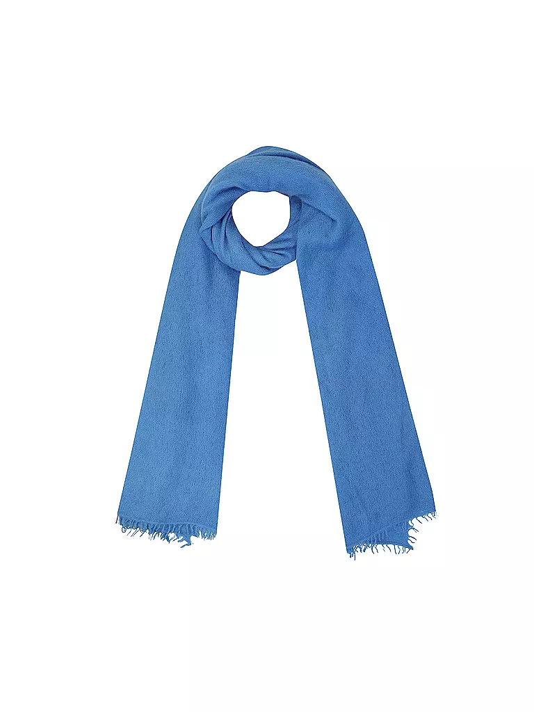 MOULETA Kaschmirschal blau