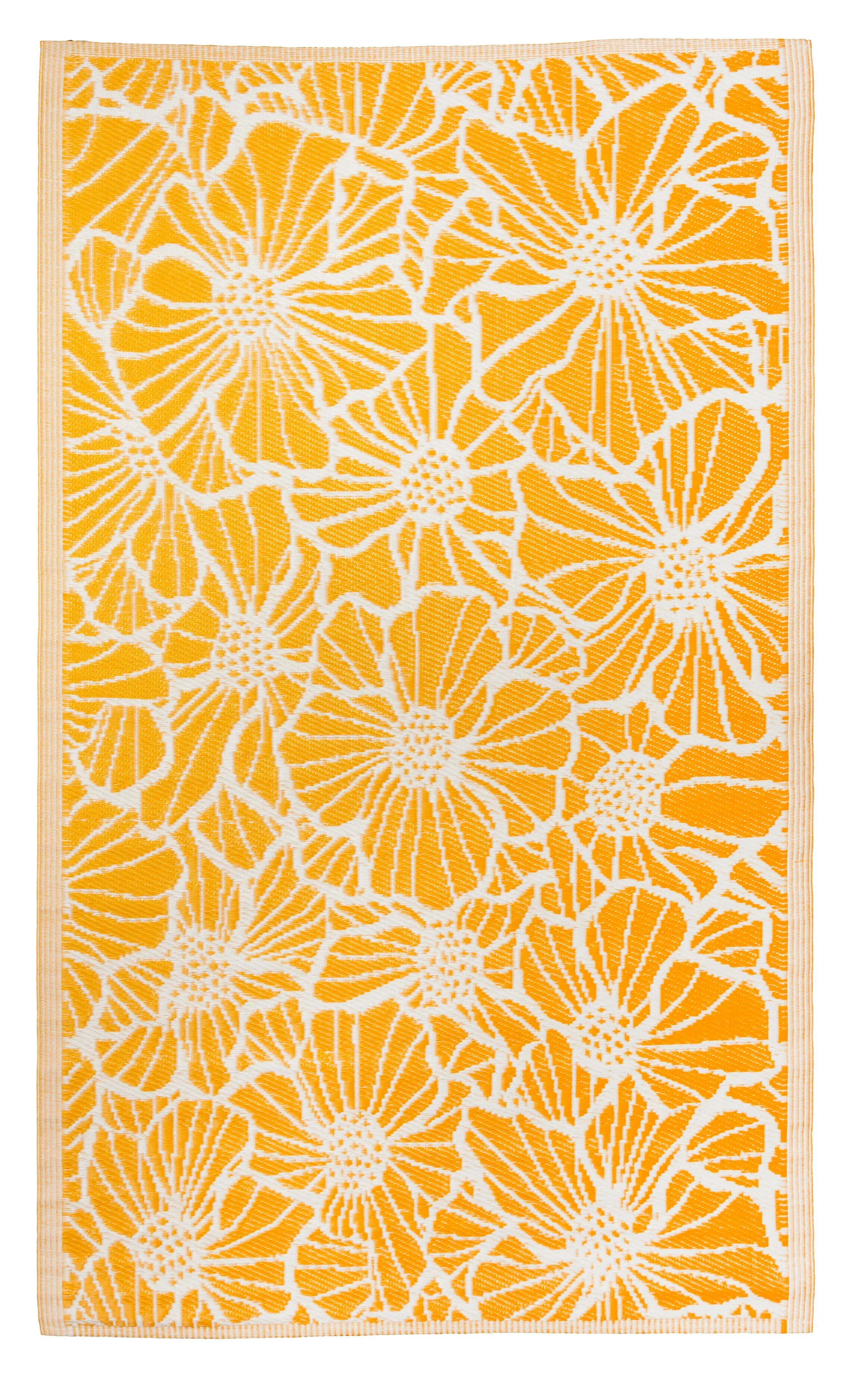 Uteteppe Yellow Flowers Lengde 200 cm