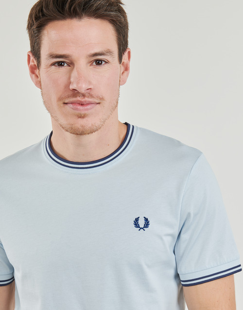 Fred Perry - TWIN TIPPED T-SHIRT - Bleu / Marine