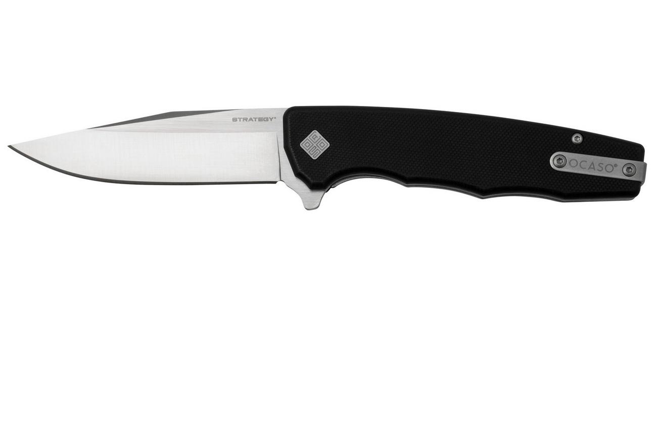 Ocaso Strategy 29BGD Black G-10, Satin, zakmes