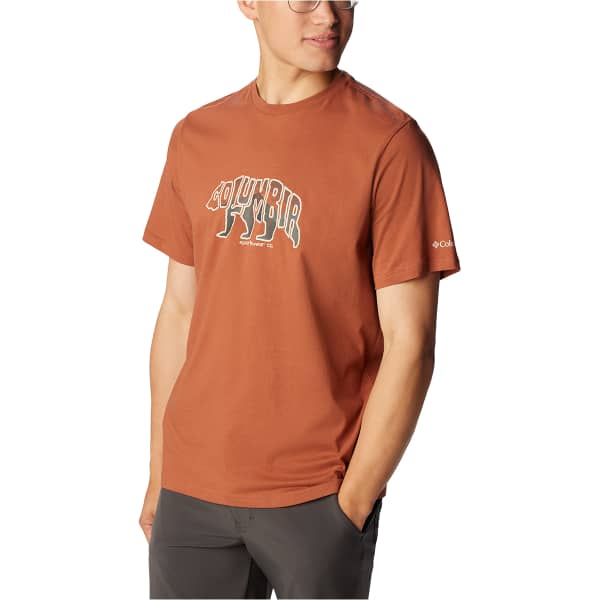T-shirt randonnée COLUMBIA ROCKAWAY RIVER OUTDOOR SHORT SLEEVE SHIRT AUBURN/BEARLY STROLL