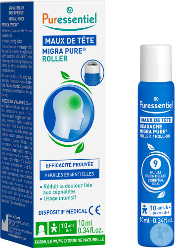 Puressentiel Maux De Tête Roller 10ml