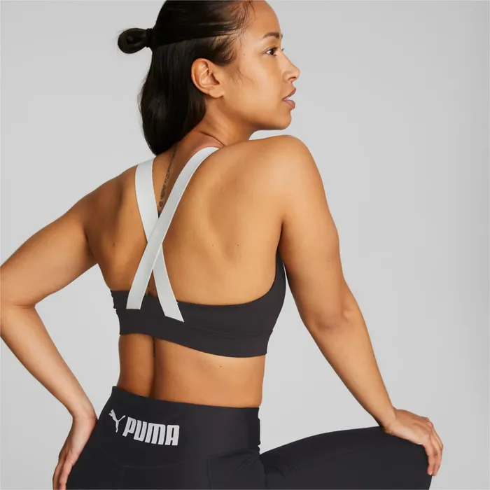Puma Mid Impact Fit Sportbeha Dames