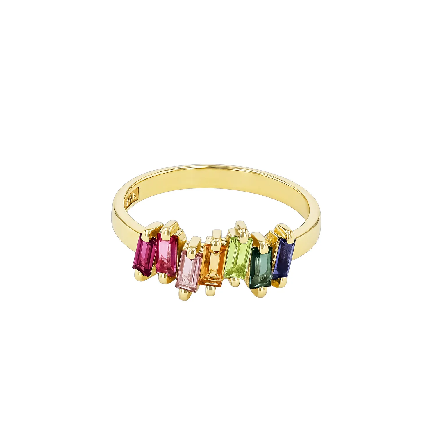 Suzanne Kalan Amalfi Rainbow Ring Guld PR452-YGRBW