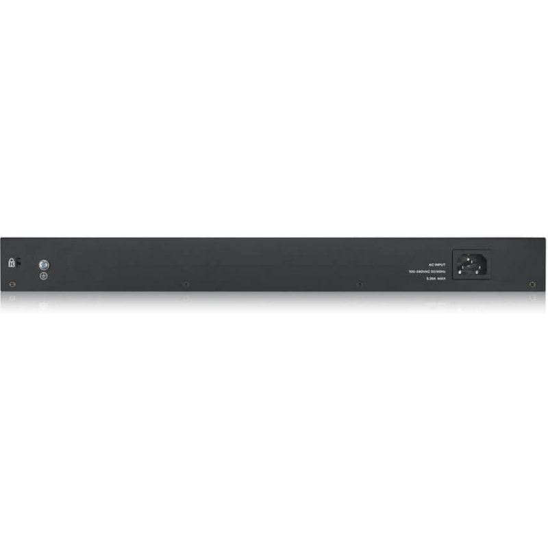 Zyxel GS1920-24HPV2 Géré Gigabit Ethernet (10/100/1000) Connexion Ethernet, supportant l'alimentation via ce port (PoE) Noir