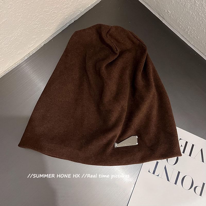 Cap Station - Metalen accent slouchy muts