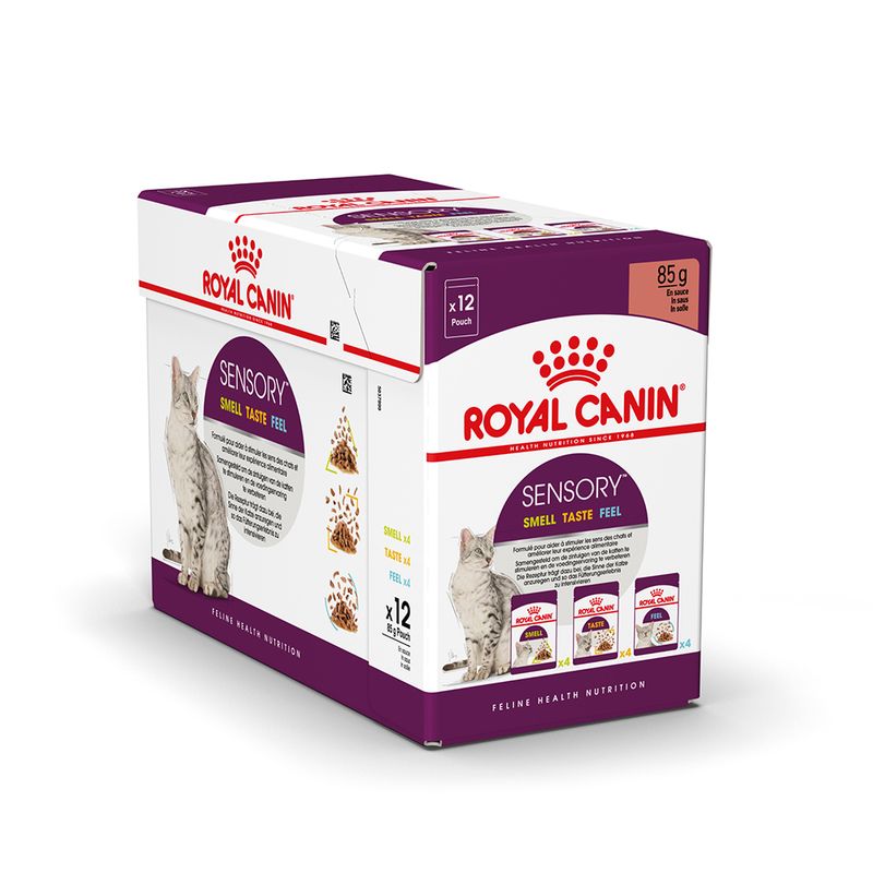 Lot mixte Royal Canin Sensory en sauce