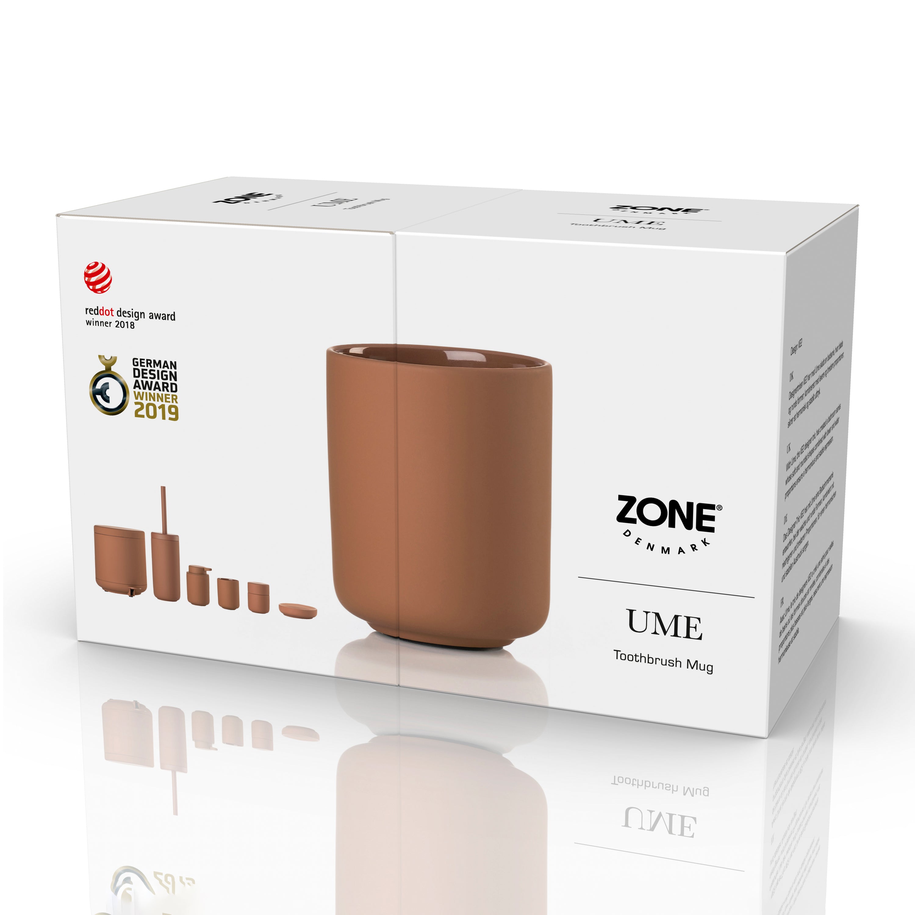Zone Denmark Ume Tandenborstelbeker - Terracotta