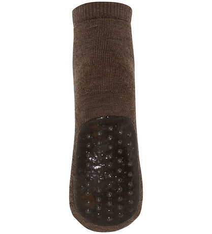 MP Strømper - Uld - AntiskRød - Brown Melange