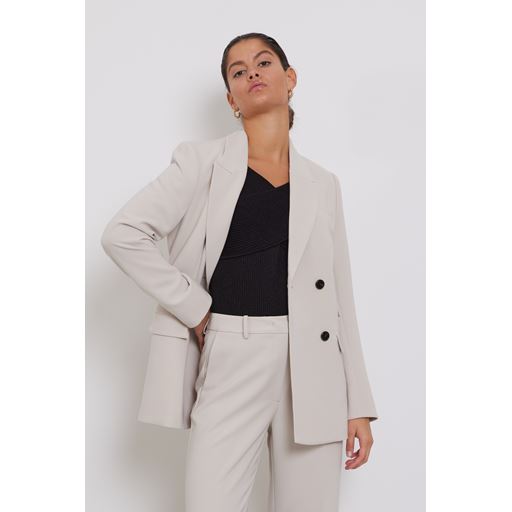 Bruuns Bazaar Brassica Linda Blazer, Silver Cloud, 34