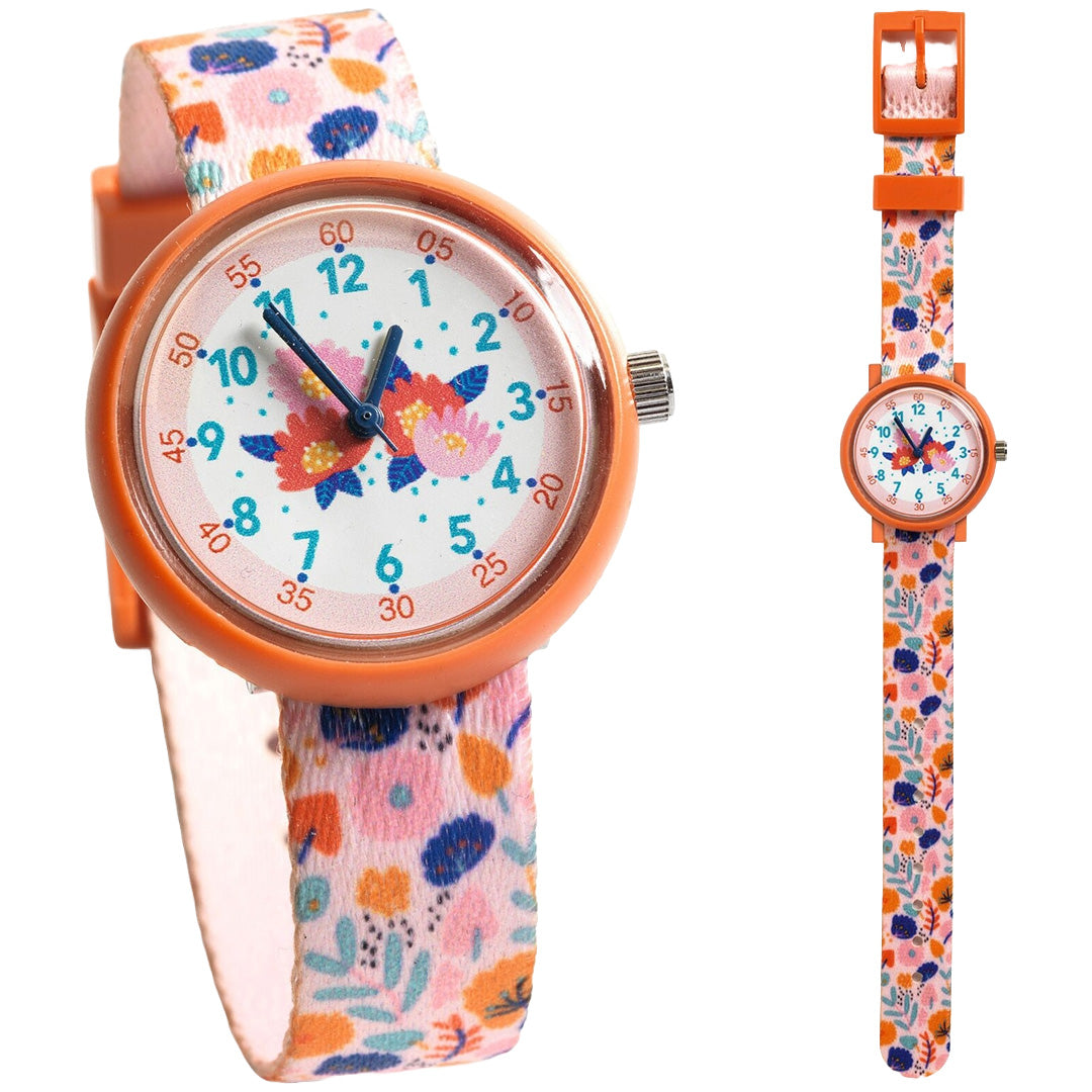 Djeco kinderhorloge bloemen