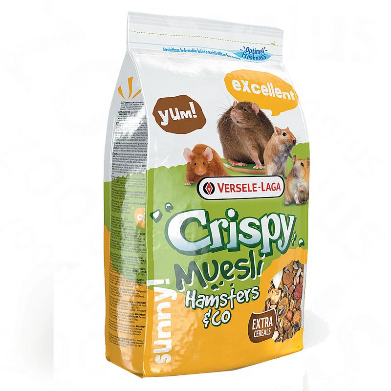 Versele-Laga Crispy Müsli, hamster à prix discount sur bitiba.fr