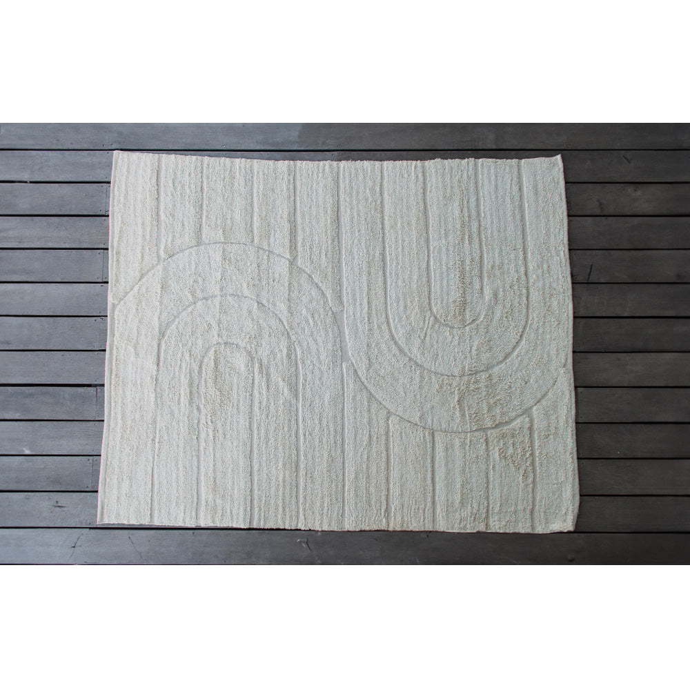 Tapis intérieur - nala - 160 x 200 cm - crème - cezare