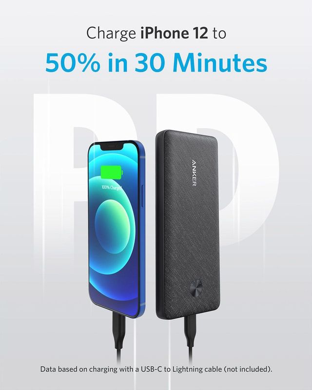 Anker PowerCore III Sense Powerbank - 10000mAh - Zwart