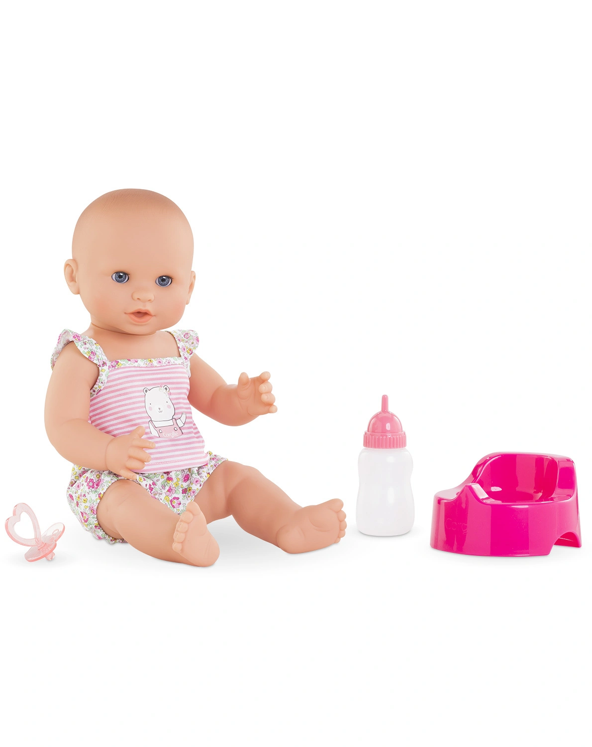 Babypuppe MON GRAND POUPON EMMA (36cm) mit Zubehör