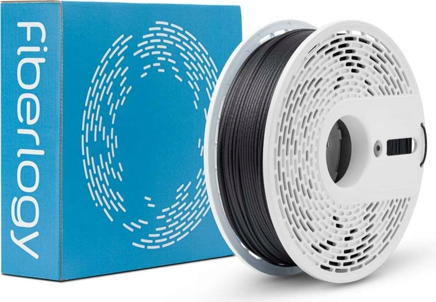 Fiberlogy  PET-G+CF Black, 1,75 mm / 750 g    Leicht zu druckendes, carbonverstärktes PETG in Schwarz