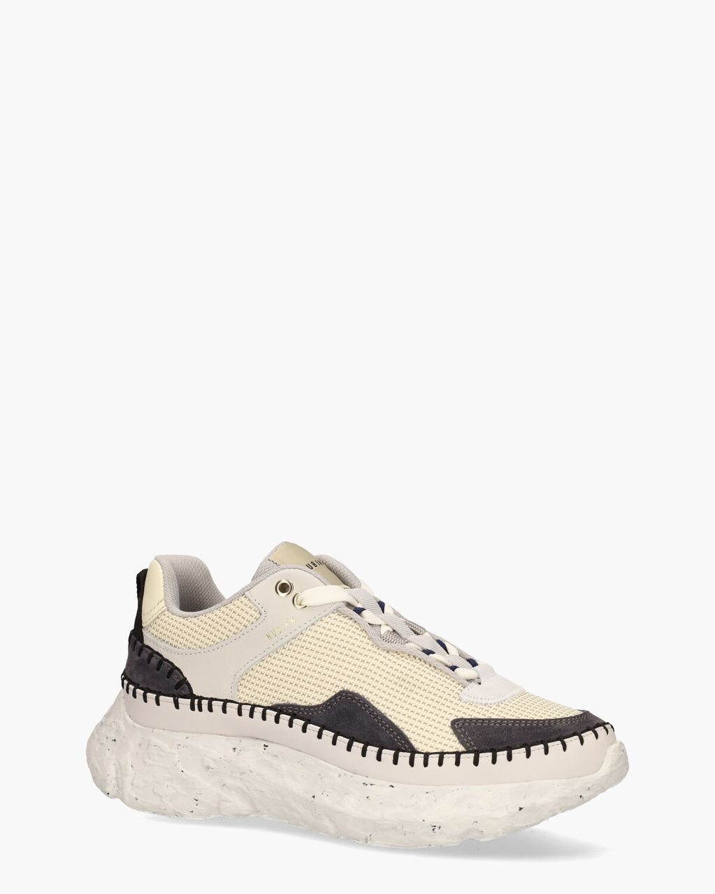 Nubikk Ross Riviera Off-White/Donkerblauw Damessneakers