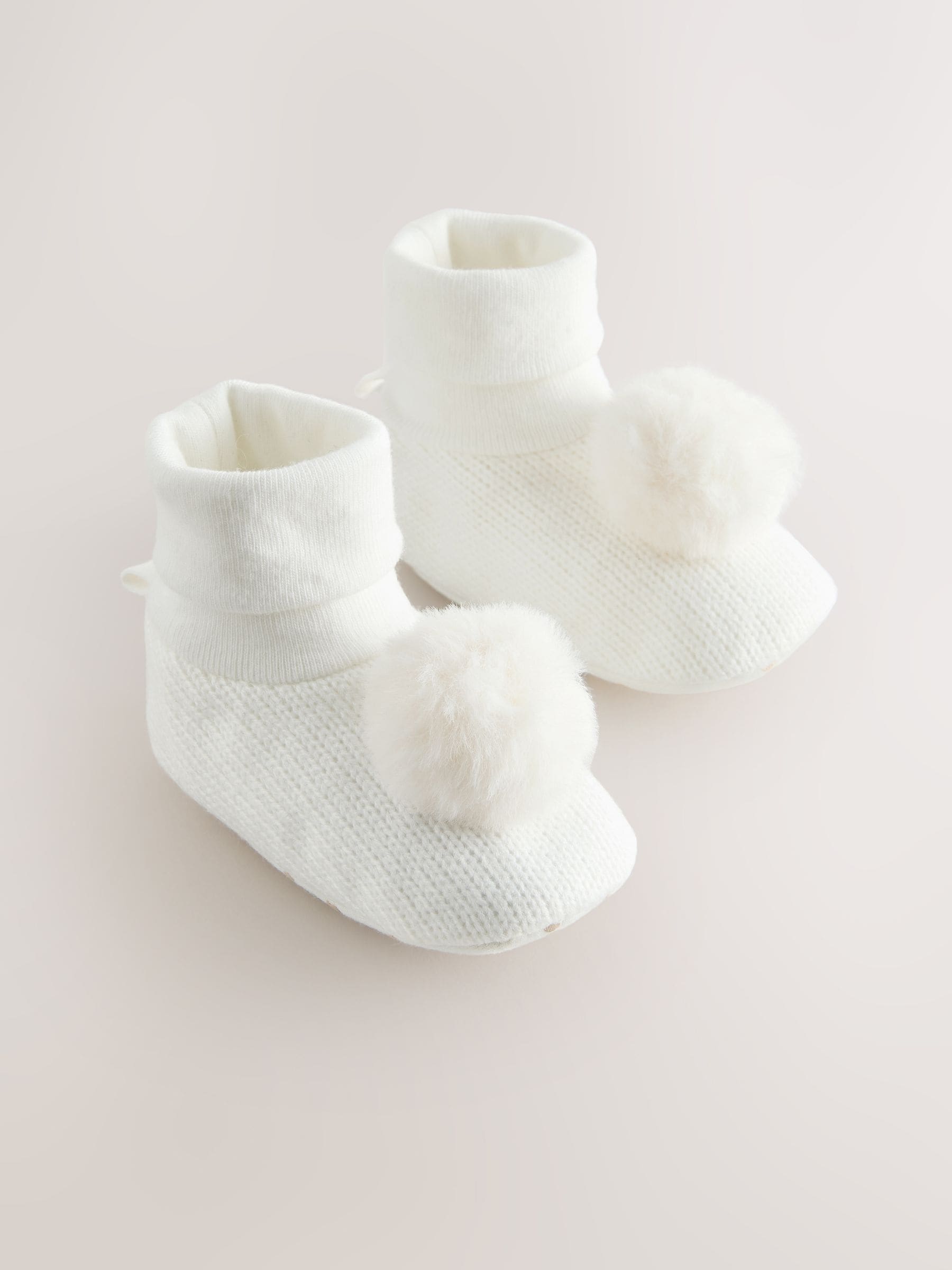 Wit - Baby Sokken Top Boots (0-18mnd)