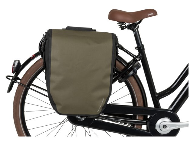 AGU Shelter Single Large Cykeltaske Army Grøn