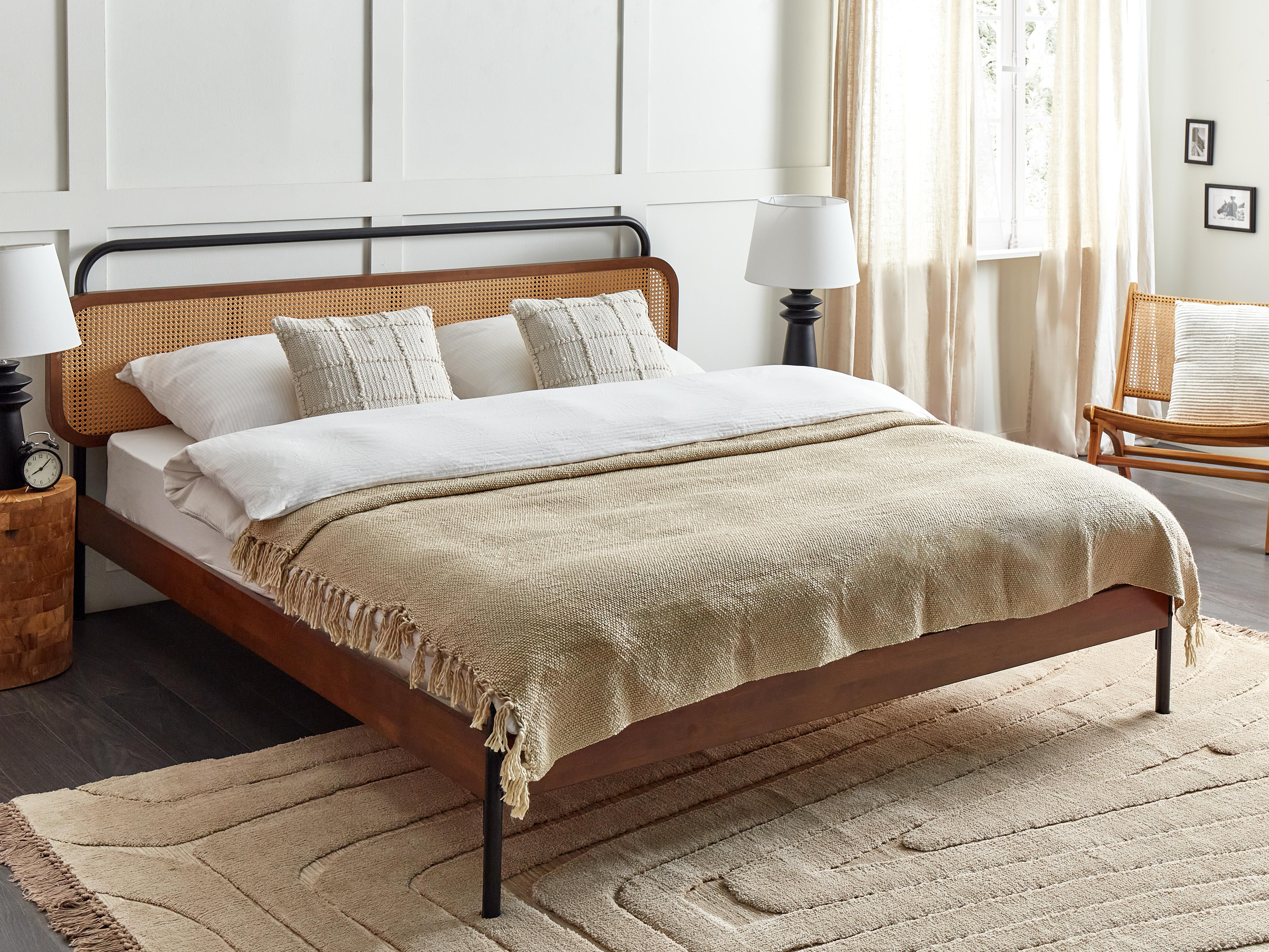 Plaid CHAOHANI Stof 150 x 200 cm Beige