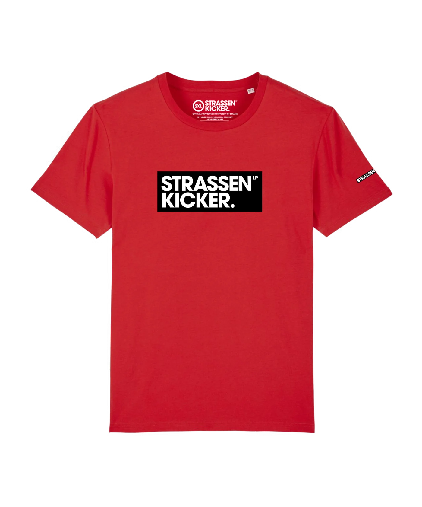 STRASSENKICKER Core Big Box T-Shirt Rot FC004