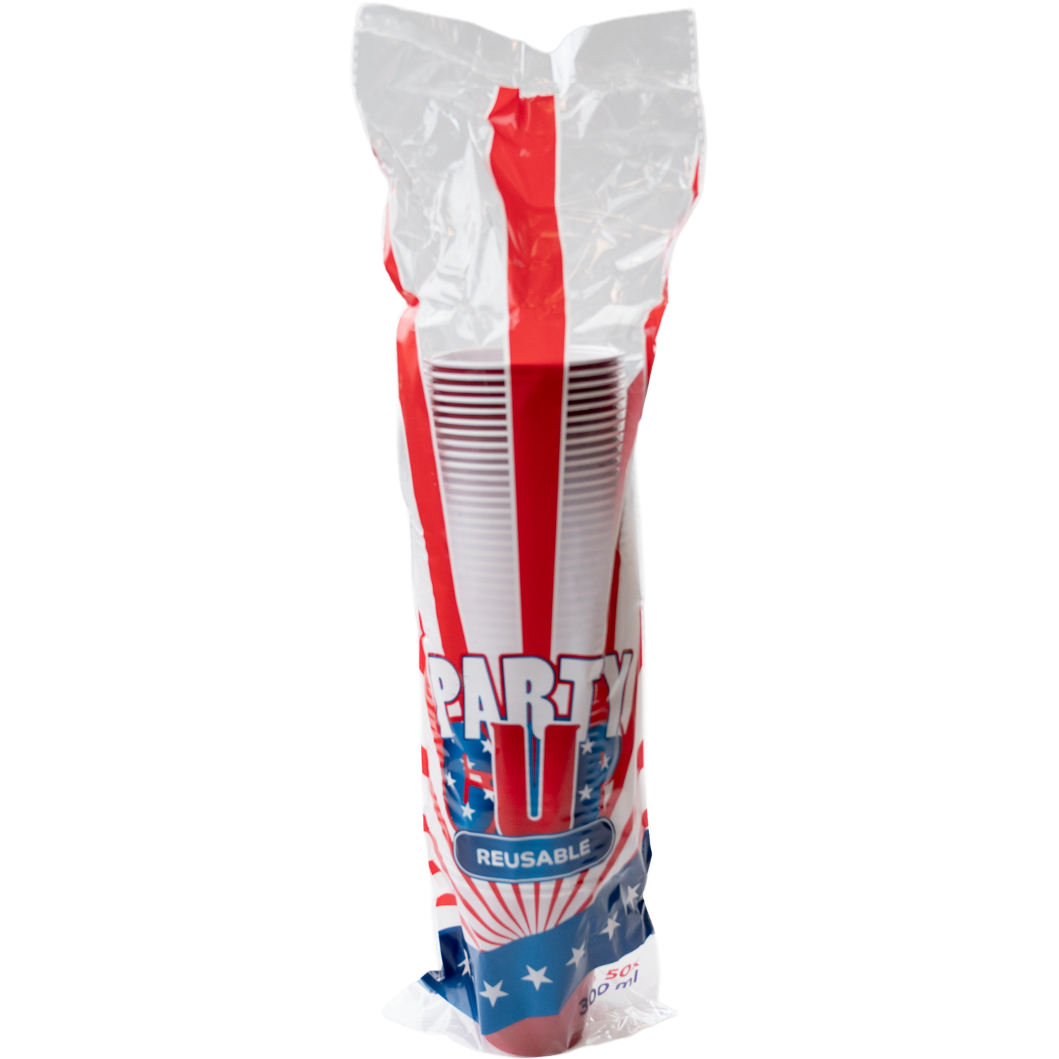 Partycup, PP, reusable, 300ml, 12oz, 110mm, rood
