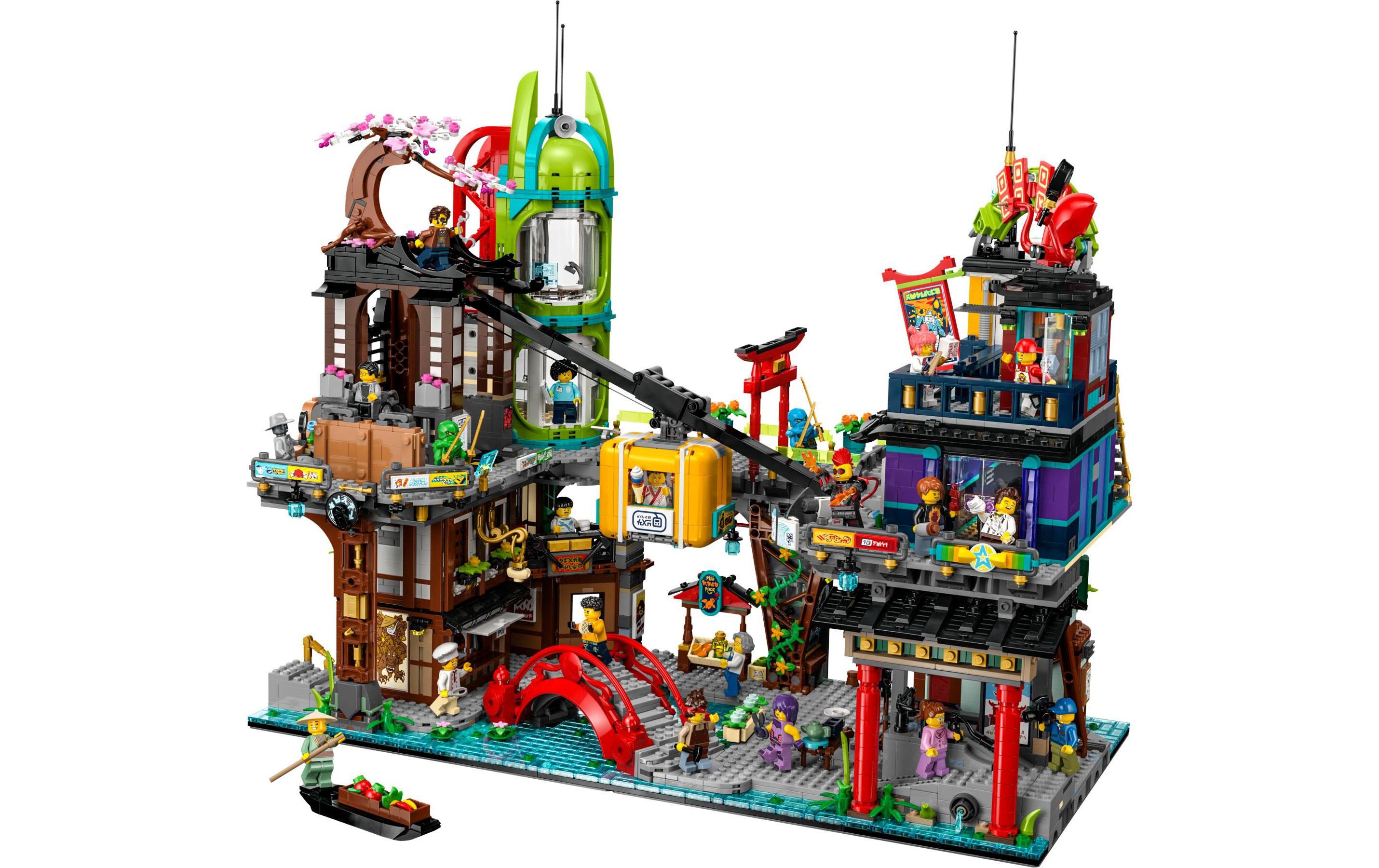 Ninjago Die Märkte von Ninjago City 71799<br>Ultimatives Bauerlebnis mit mehr als 6000 Teilen