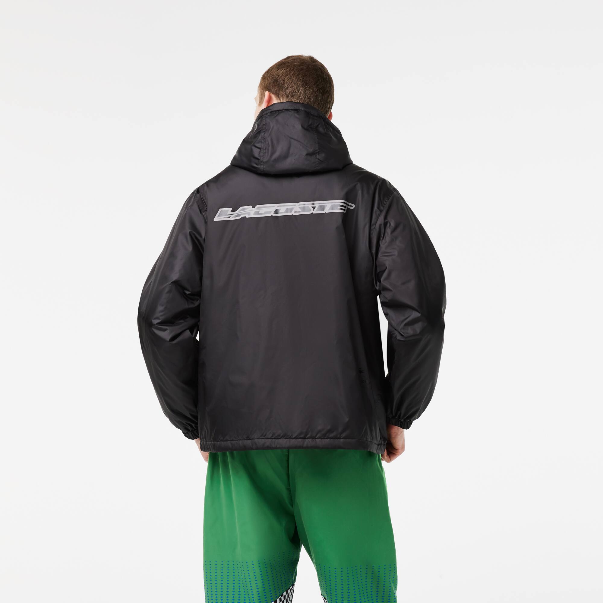 Herren LACOSTE gesteppte Kapuzenjacke Jacken & Mäntel - Schwarz - Lacoste - Herren