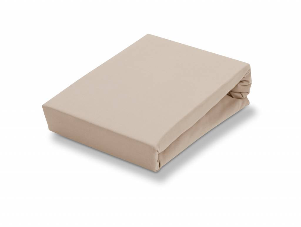 Jersey Supreme Hoeslaken Linen | 140-160 x  200-220 cm | Beige
