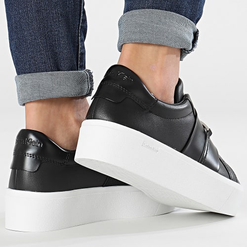 Baskets Femme Flatform Cupsole Slip On 1862 Black