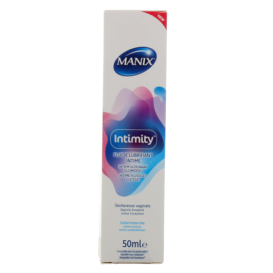 Manix Intimy fluide lubrifiant intime - Sécheresse vaginale