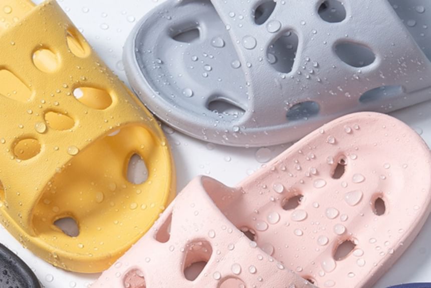 MyHome - Effen geperforeerde pantoffels