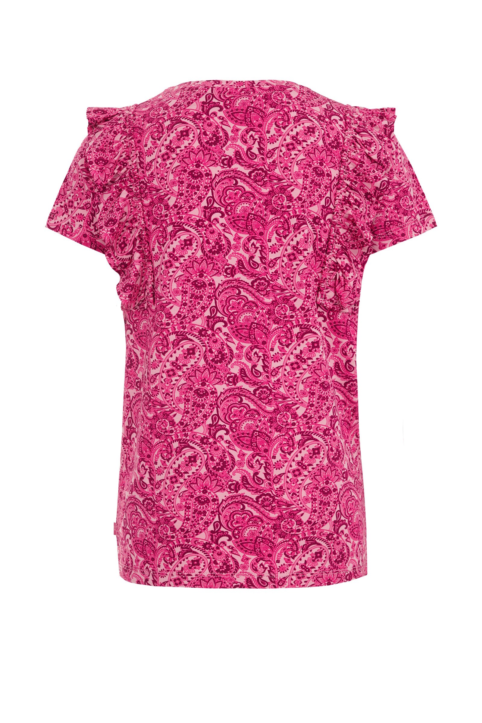 Meisjes T-shirt met dessin WE Fashion Felroze
