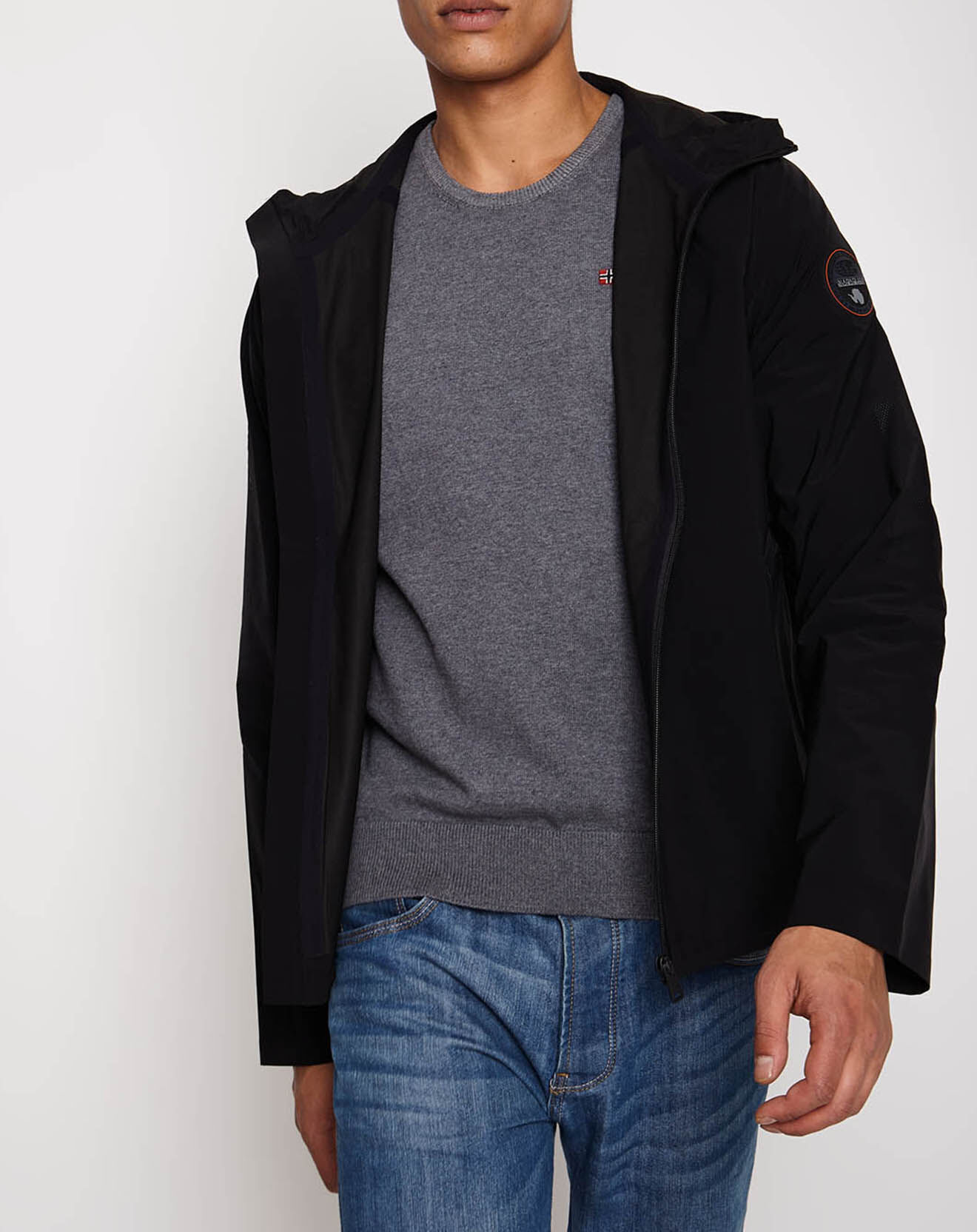 Napapijri Coupe-Vent slim Adros Hood noir