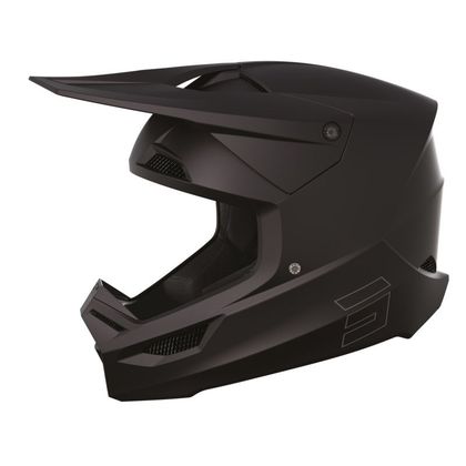 Casque cross Shot RACE - SOLID - MATT 2024 - Noir