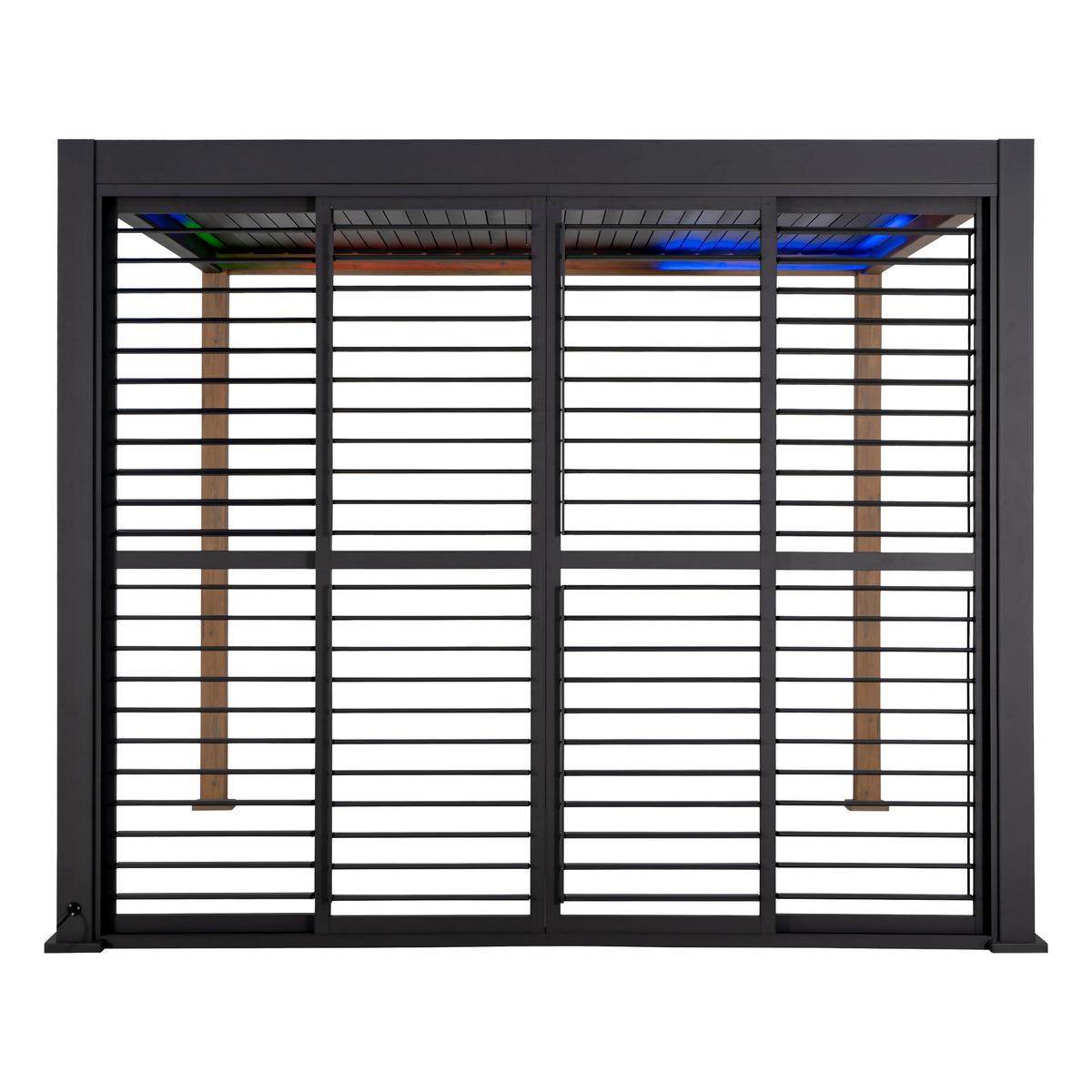 PERSIENNE COULISSANTE EVORA COTE 3M GRAPHITE